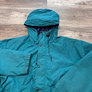 Vintage The North Face Jacket 80s‎ 90s Goretex Teal Purple Mens L Nylon Usa made